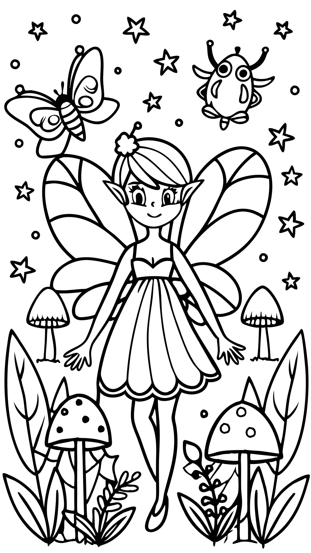 fairies coloring pages printable